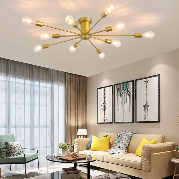 ceiling lights for low ceiling living room